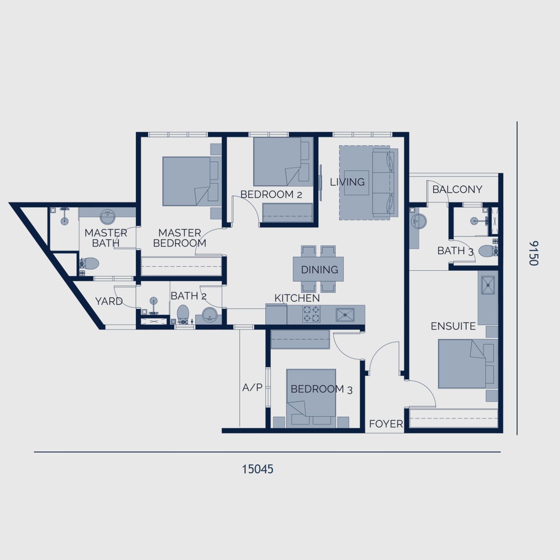 Type D floor plan