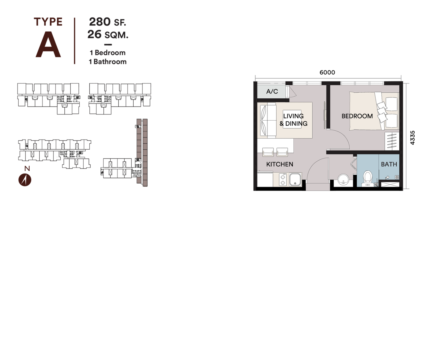 Type A floor plan