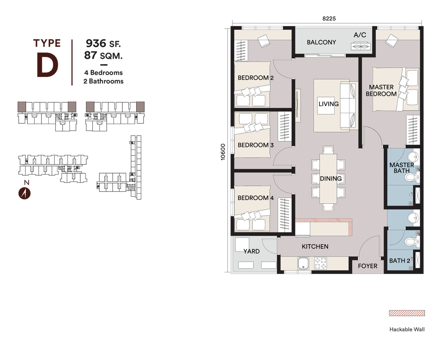 Type D floor plan