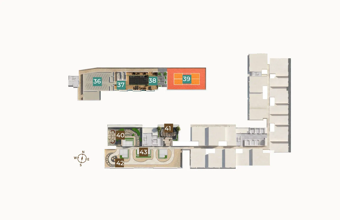Level 9 &mdash; sky wellness. Indicative and subject to change.