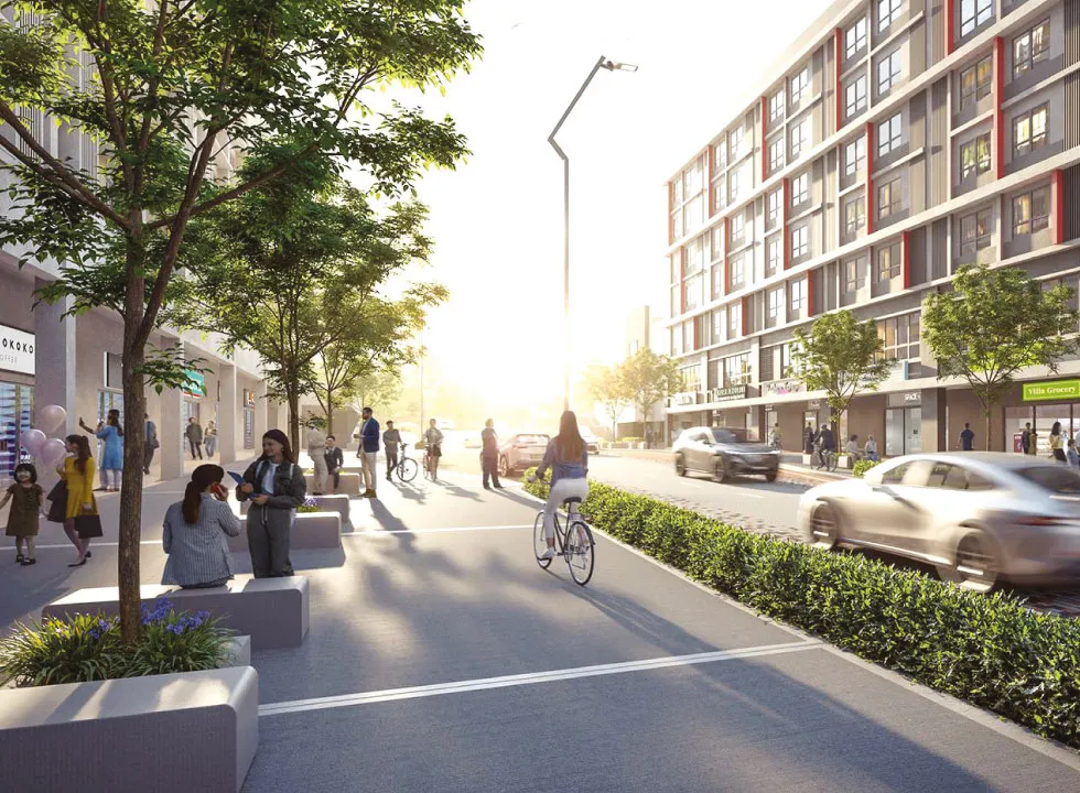 Mori Park retail street