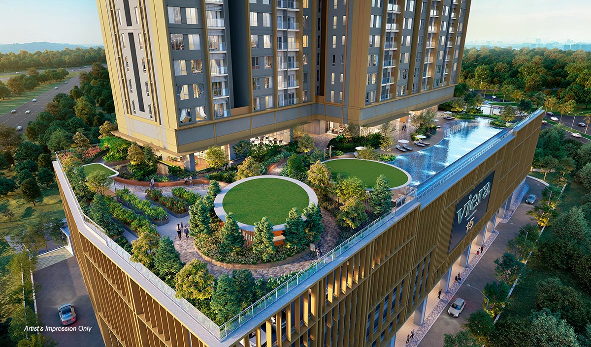 The Level 7 facilities deck