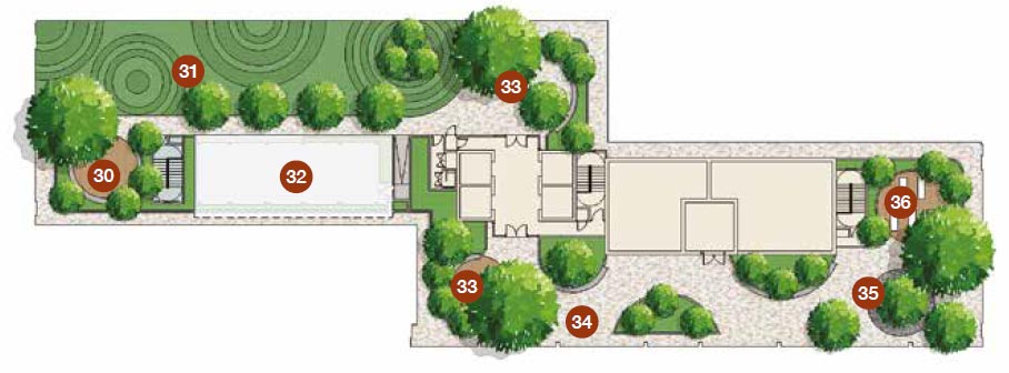 The sky garden plan. Indicative and subject to change.